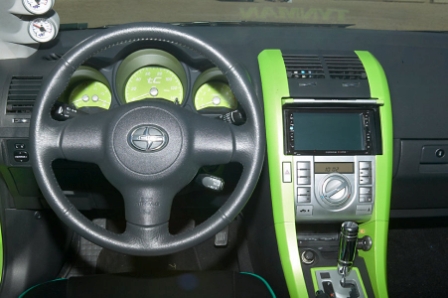 Terrance's custom interior and custom tC gauge