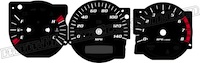00-05 PT Cruiser 140mph Gauge Face