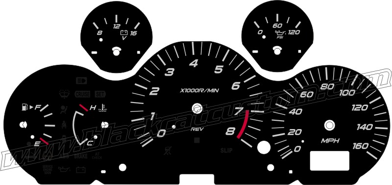 Nissan gauge faces
