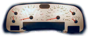 Dodge Dakota Custom Logo Gauge Face