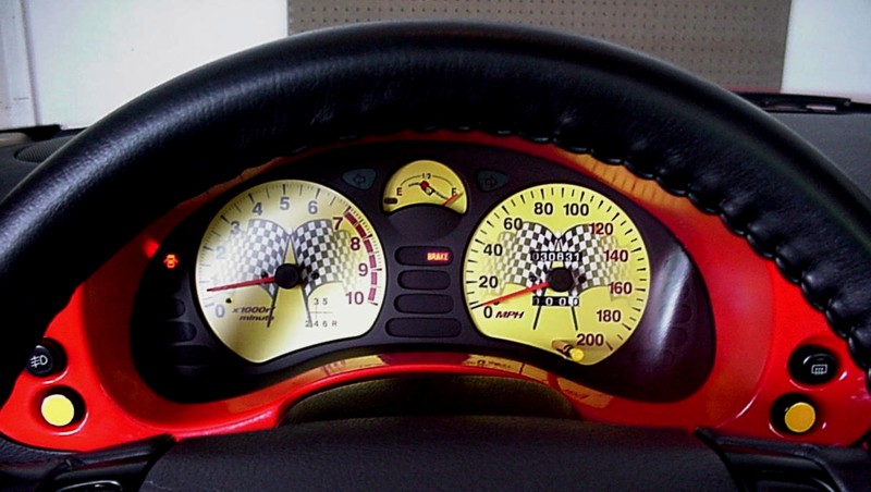 Dodge Stealth Custom Gauge Face DODGE STEALTH CUSTOM Shown