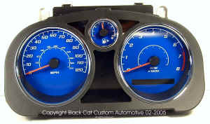 Cobalt Blue Gauge Face