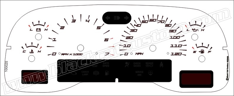 2000 dodge durango instrument panel lights