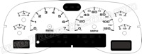 01-03 Durango Sport Style Gauge Face