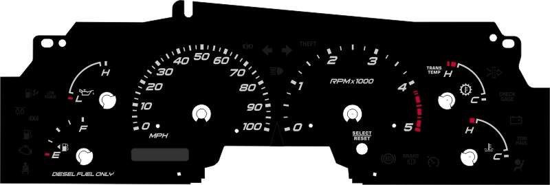 2006 f250 gauge cluster