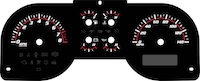05-08 Ford Mustang GT C-Style Gauge Face