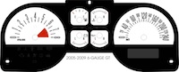 05-09 Ford Mustang GT Gauge Face