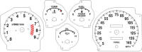 90-91 Talon-Eclipse-Laser Non-Turbo DOHC Original Style Gauge Face