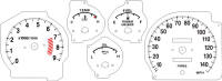 92-94 Talon-Eclipse-Laser Non-Turbo DOHC Original Style Gauge Face