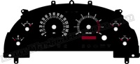 99-04 Ford Mustang GT Retro Style Gauge Face