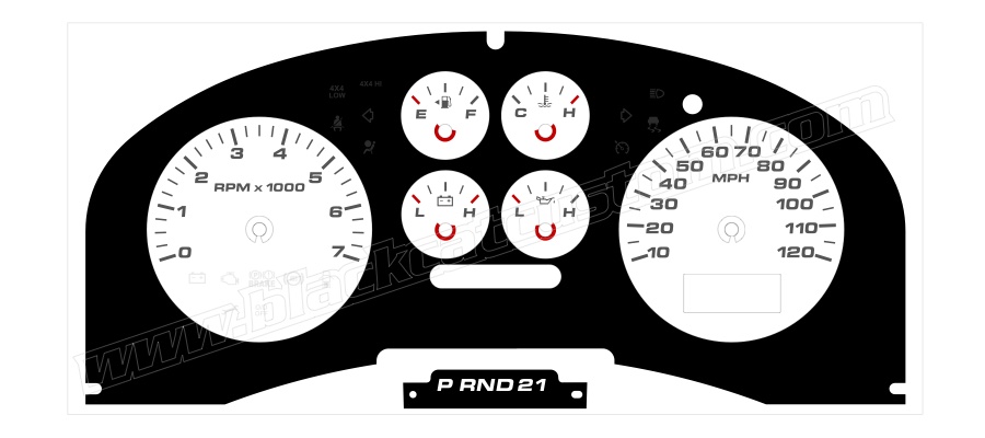 2005 f150 instrument panel lights