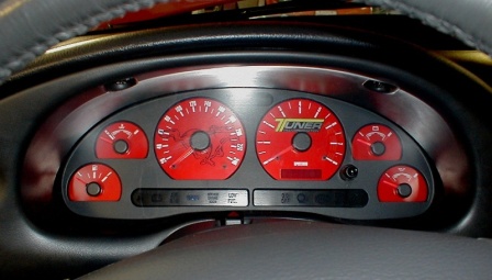 Black Cat Custom Automotive - Ford Mustang Gauge Faces ... automotive wiring diagram colors 