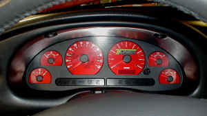 Mustang GT Custom Tuner Transformation Gauge Face