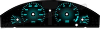 Chrysler 300 Gradient Backlight Gauge Face