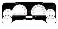 1997-2006 Jeep Wrangler Gauge Face