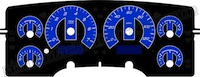 Dodge Ram Truck Custom M-Style Gauge Face